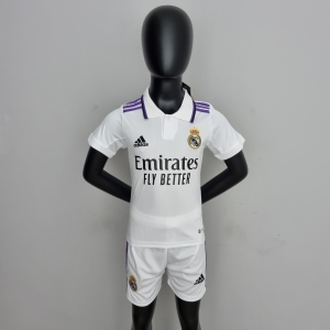 22/23 kids kit Real Madrid Home Kit