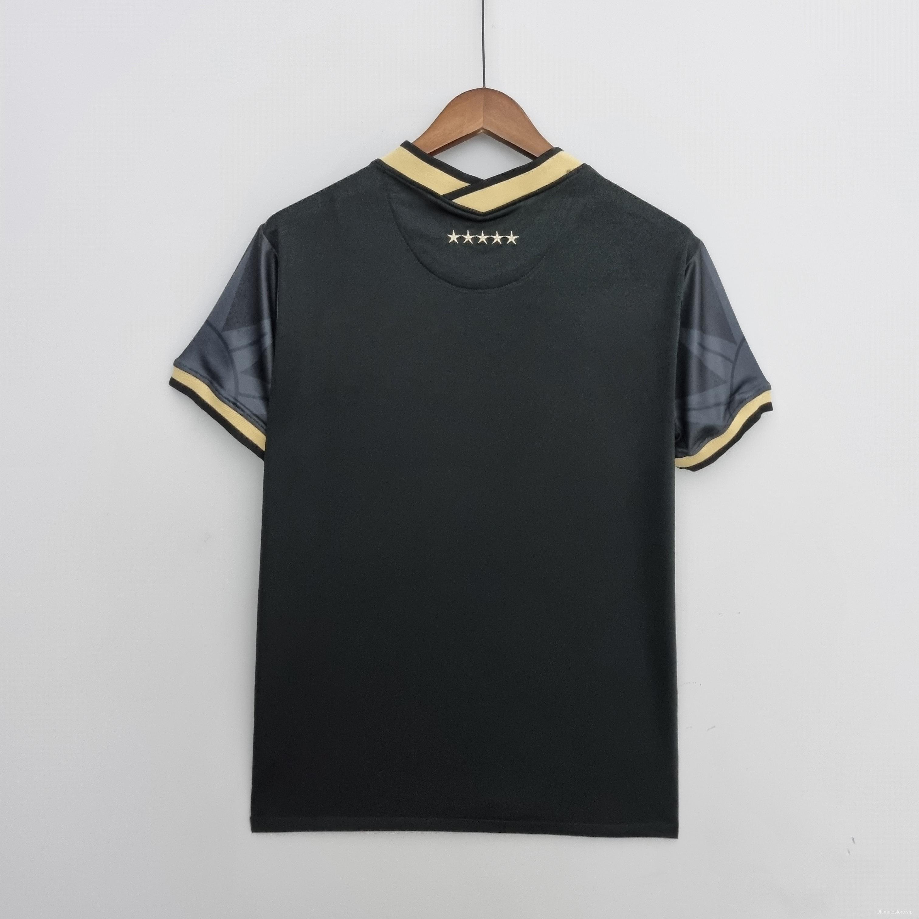 2022 Brazil Black Soccer Jersey