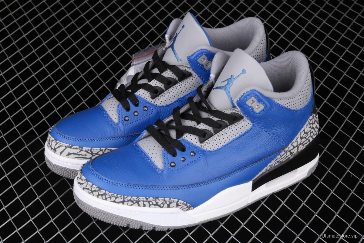 Air Jordan 3 Varsity Royal AJ3 Joe 3 head Royal Blue CT8532-400