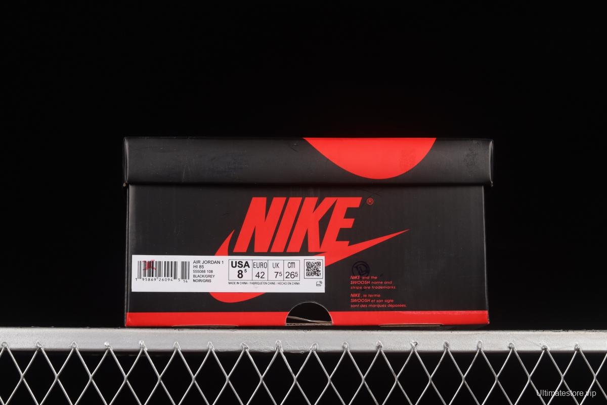 Air Jordan 1 High OG Stage Haze Black Grey Toe 555088-108