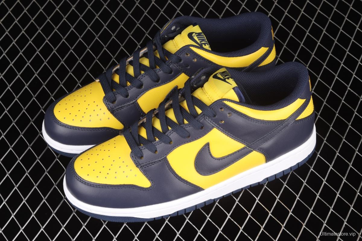 NIKE SB DUNK Low Michigan Michigan color buckle broken backboard fashion casual board shoes DD1391-700