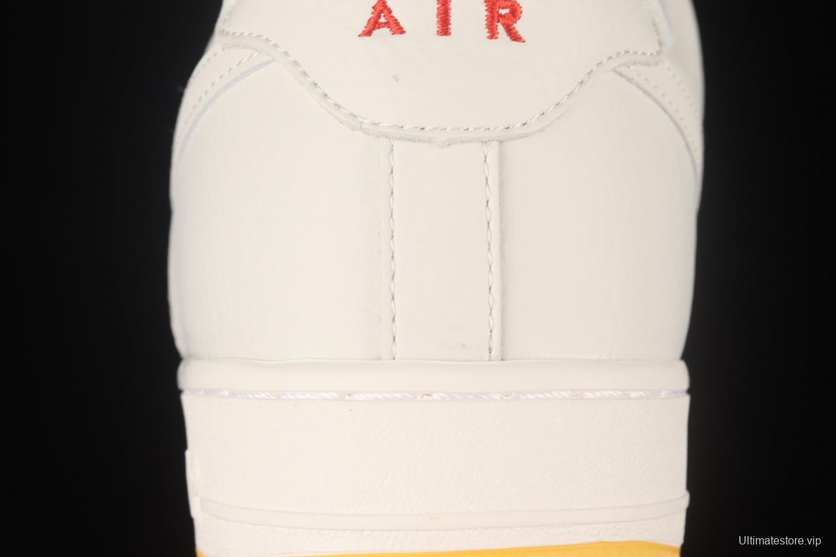 NIKE Air Force 1x 07 Low beige yellow Phoenix Suns city limited low-top casual board shoes HQ8863-996