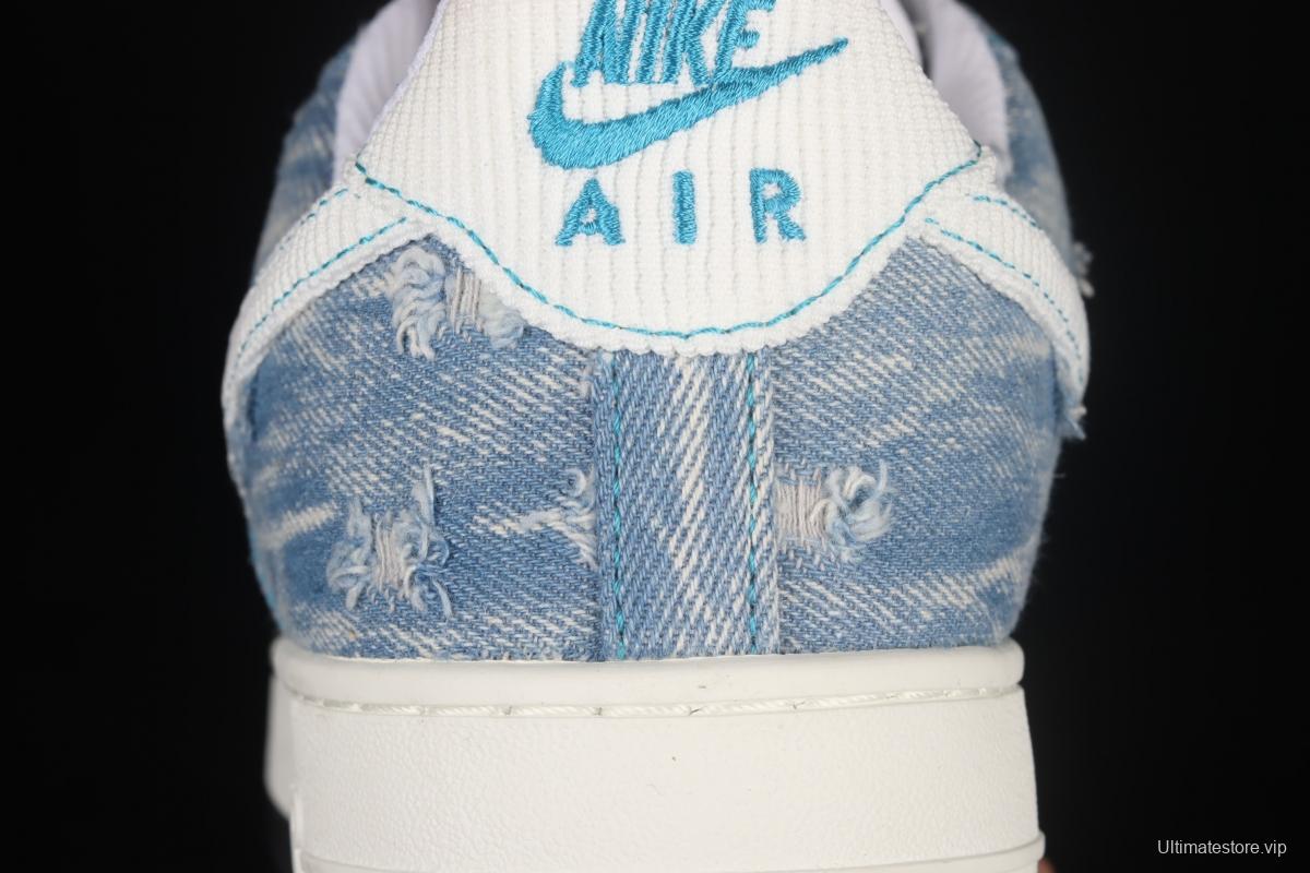 NIKE Air Force 1x 07 Low washed to make old low upper shoes 316122-333