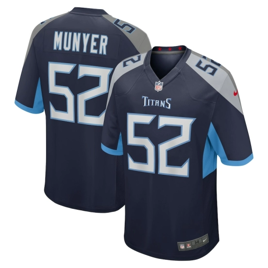 Men's Daniel Munyer Navy Player Limited Team Jersey