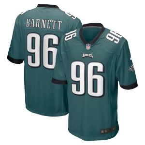 Men's Derek Barnett Midnight Green Player Limited Team Jersey