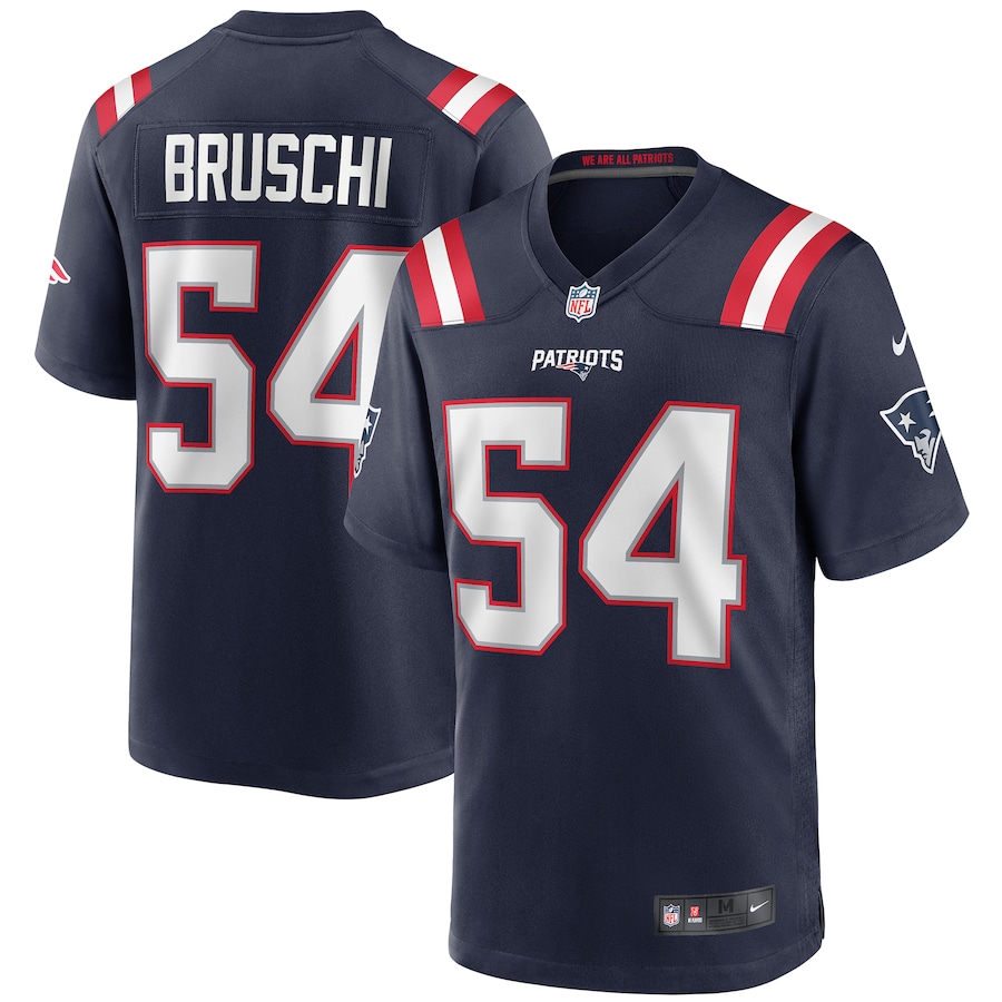 Men's Tedy Bruschi Navy Retired Player Limited Team Jersey