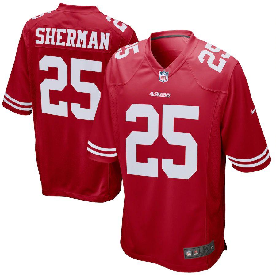 Men's Richard Sherman Scarlet Player Limited Team Jersey