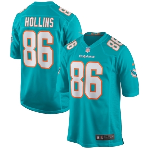 Men's Mack Hollins Aqua Player Limited Team Jersey