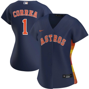 Women's Carlos Correa Navy Alternate 2020 Player Team Jersey