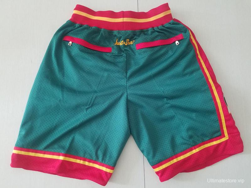 Seattle 1995-96 Throwback Classics Basketball Team Shorts