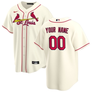 Men's Cream Alternate 2020 Custom Team Jersey