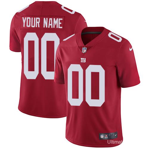 Youth Red Customized Alternate Game Team Jersey