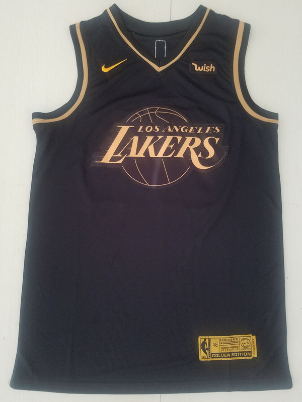 Kobe Bryant 24 Black Golden Edition Jersey