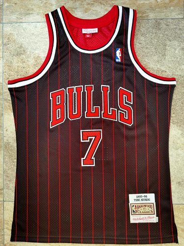 Men's Toni Kukoc Black Retro Classic Team Jersey