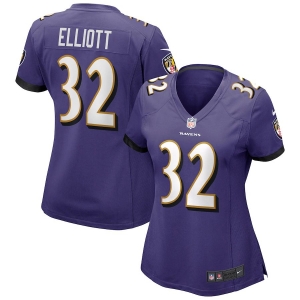 Women's DeShon Elliott Purple Player Limited Team Jersey