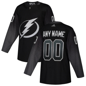 Men's Black Alternate Custom Team Jersey