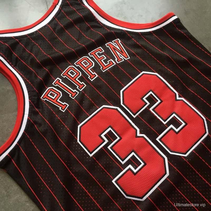 Men's Scottie Pippen Black Retro Classic Team Jersey