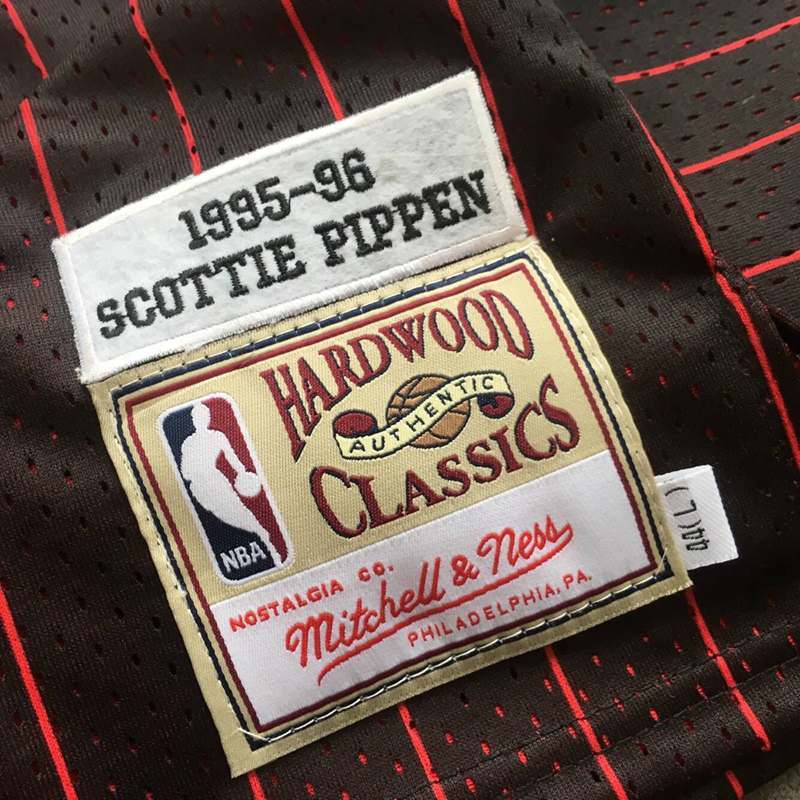 Men's Scottie Pippen Black Retro Classic Team Jersey