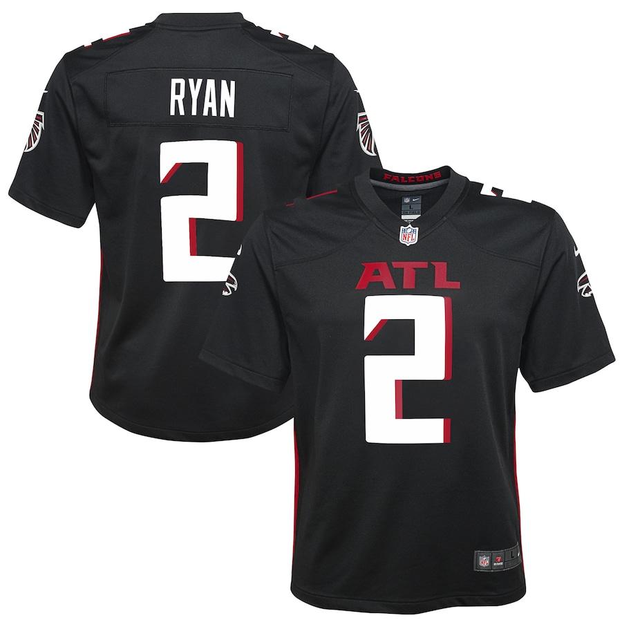 Youth Matt Ryan Black Player Limited Team Jersey