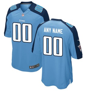 Youth Light Blue Custom Alternate Team Jersey