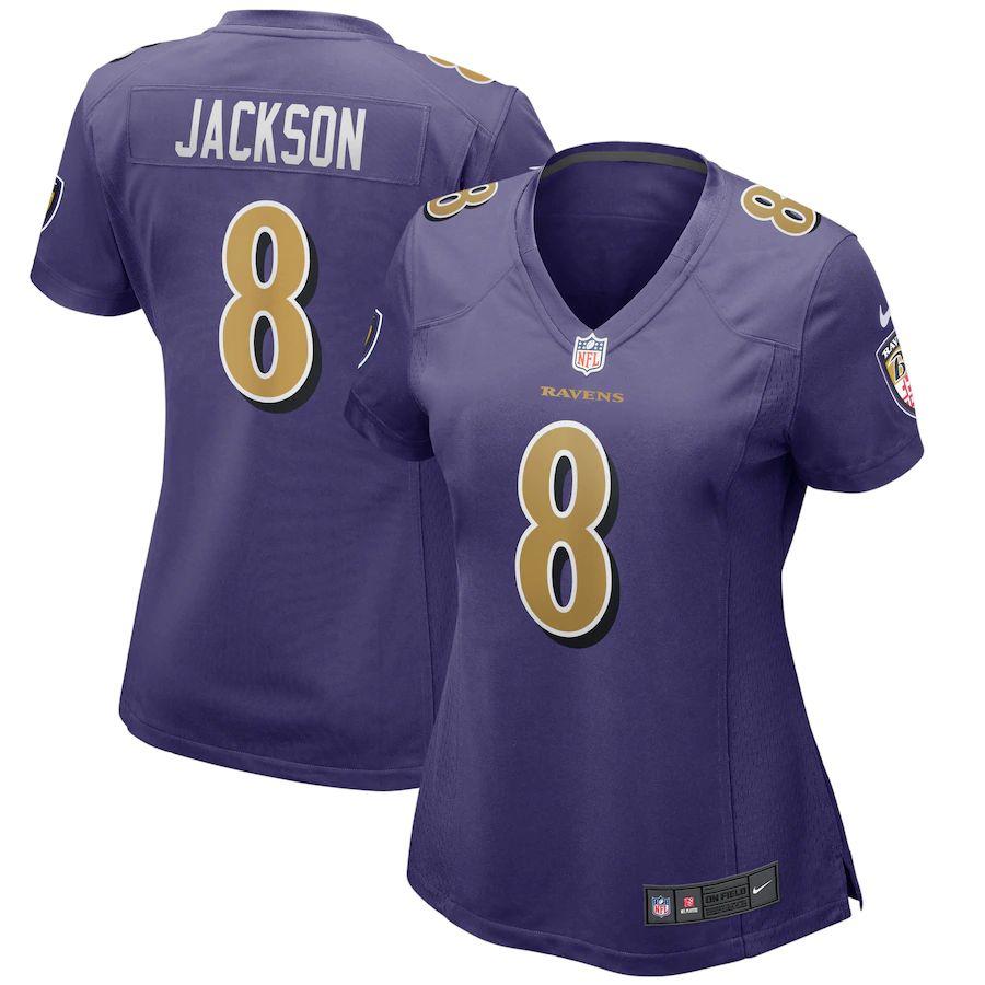 Women's Lamar Jackson Purple Alternate Player Limited Team Jersey