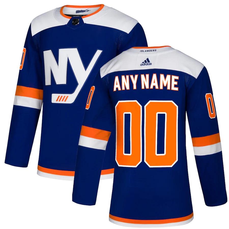 Men's Blue Alternate Custom Team Jersey