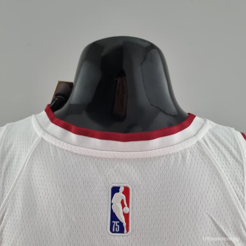 75th Anniversary Miami Heat HERRO#14 White NBA Jersey