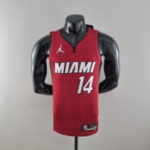 75th Anniversary Miami Heat Jordan HERRO#14 Burgundy NBA Jersey