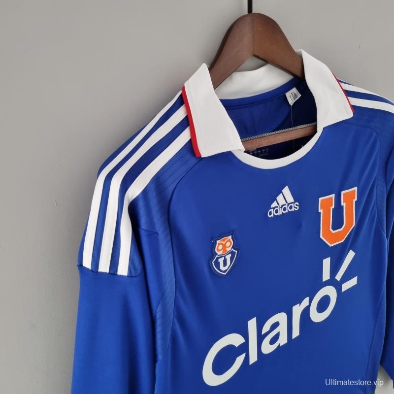 Retro 2011 Long Sleeve Universidad De Chile Home Soccer Jersey