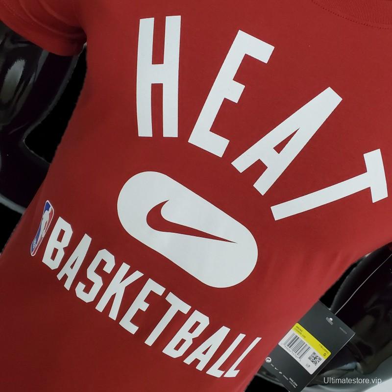 2022 NBA Heat Red T-shirts #0044