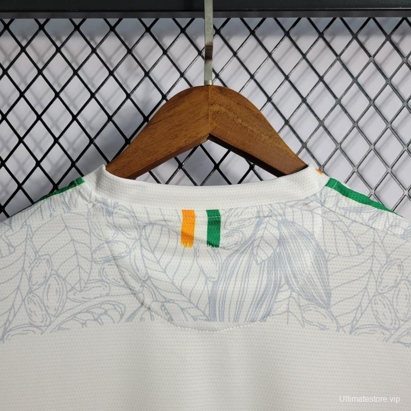 22/23 Ivory Coast White Training Jersey