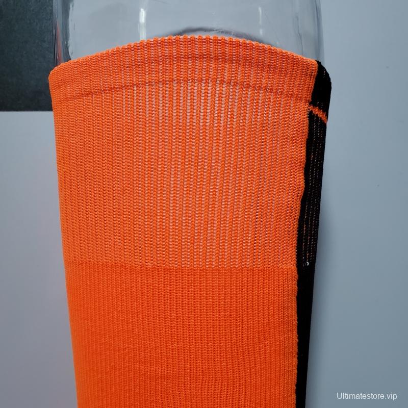 2022 Orange Long Top Non-Slip SOCKS#0090