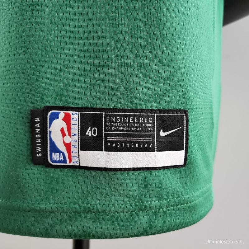 2020 BROWN#7 Boston Celtics City Edition Green NBA Jersey
