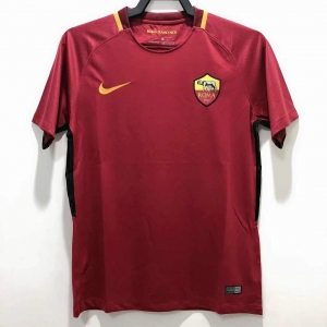 Retro 17/18 Roma Home Soccer Jersey