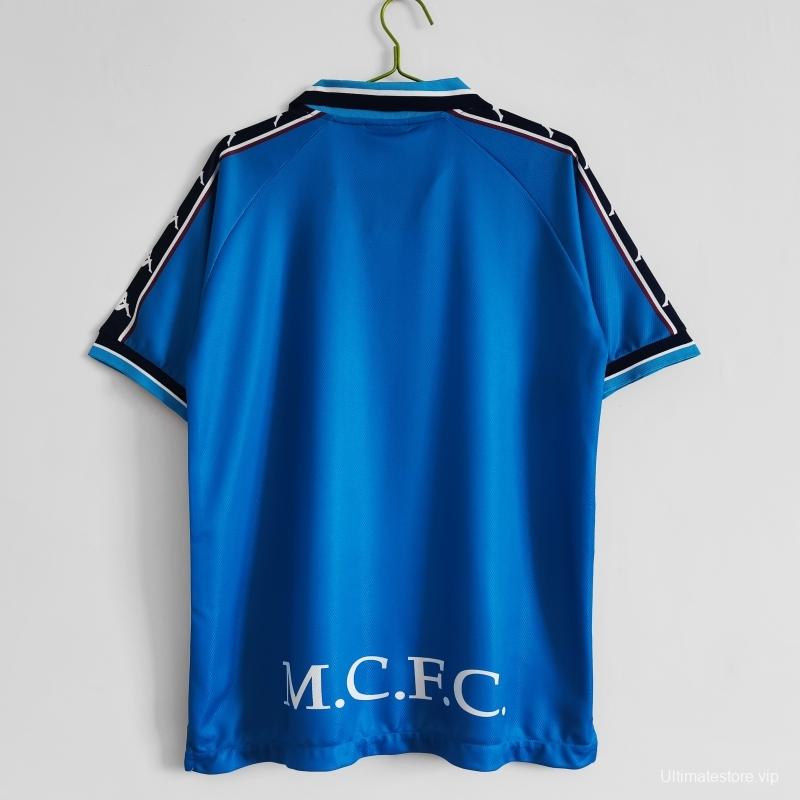 Retro 1997/99 Manchester City Home Soccer Jersey