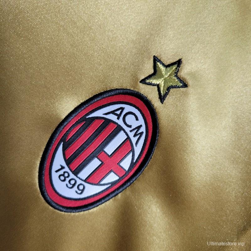 Retro 2013/14 Season AC Milan Third Golden Jersey