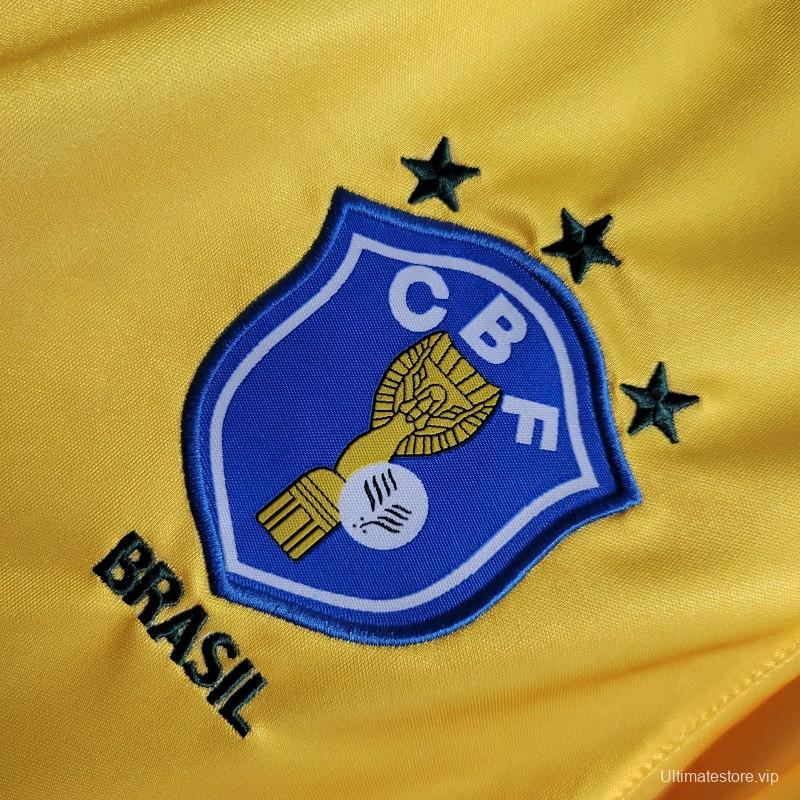 Retro 1988/1990 Brazil Home Jersey