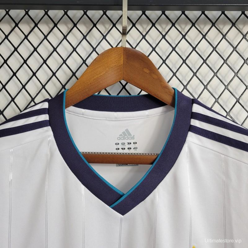 Retro Long Sleeve Retro 12/13 Real Madrid Home Jersey