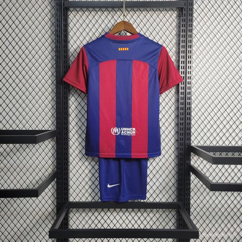 23-24 KIDS Barcelona Home Set