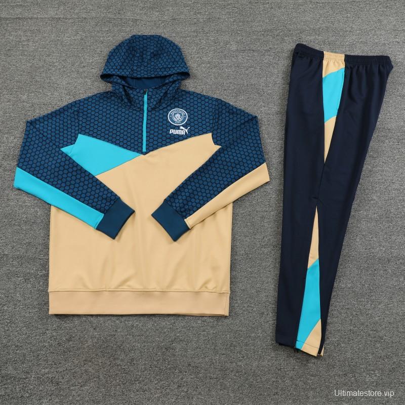 23/24 Puma Mixed Color Half Zipper Jacket+Pants