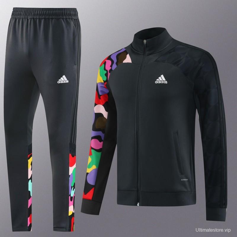 23/24 Adidas Black Full Zipper +Pants