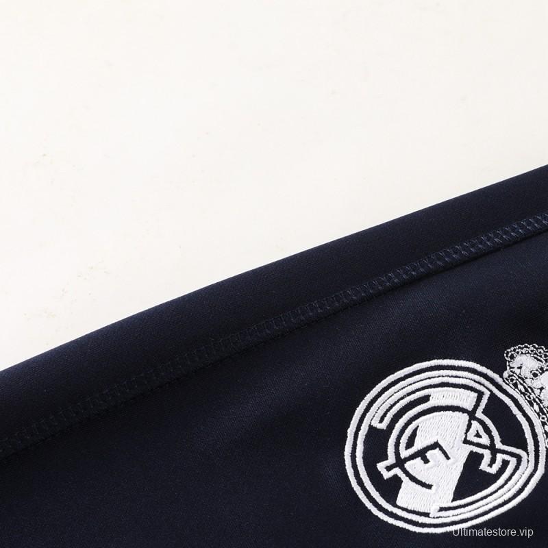 23 24 Real Madrid Navy  Full Zipper +Pants