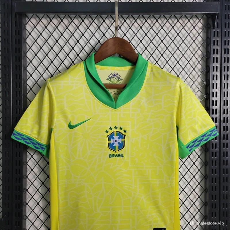 Kids 2024 Brazil Home Set