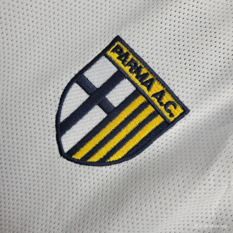 Retro 03/04 Parma Calcio Away White Jersey