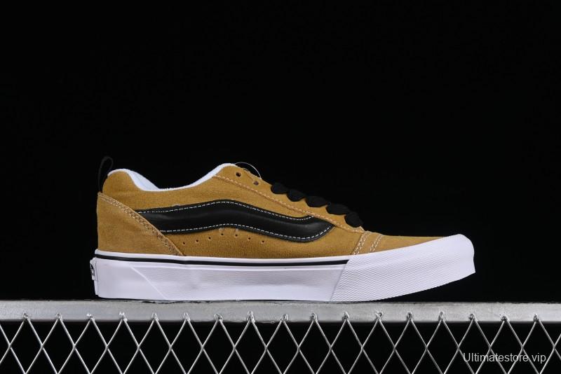 Vans Classics Knu Skool Retro Skate Shoes with Thick Tongue and Oversized Toe - VN0009QC5QJ1