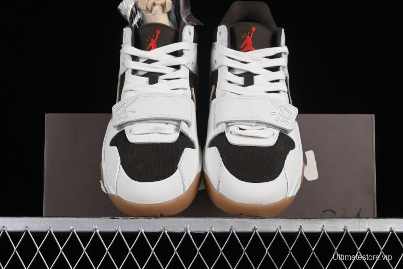 Nike Travis Scott x Jordan Jumpman Jack TR "University Red" Basketball Shoes with Magic Strap - FZ8117-100