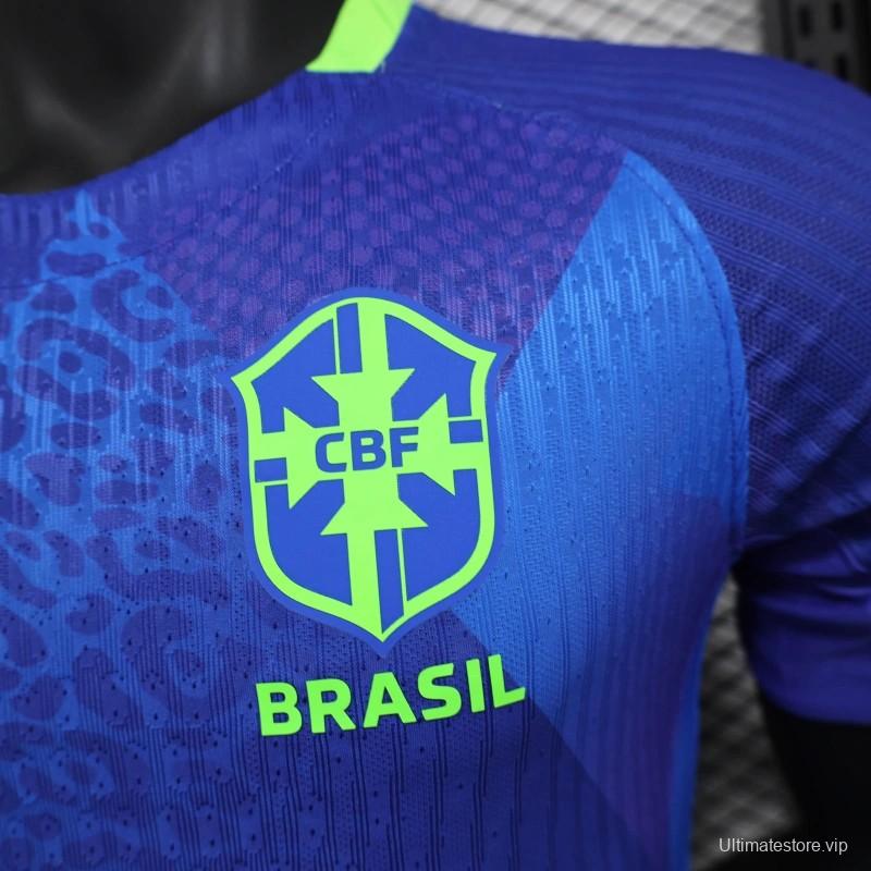 25/26 Player Version Brazil Blue Jersey