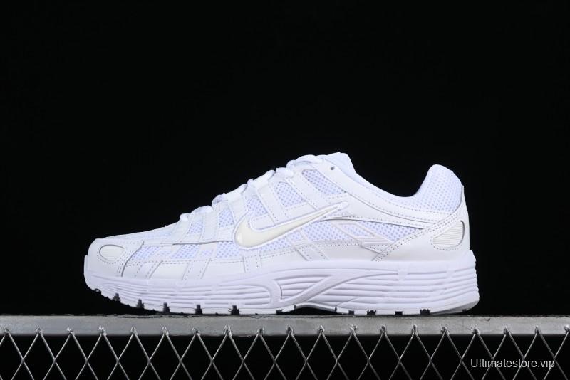 Nike P-6000 PRM Retro Casual Sneakers with Lightweight Design - BV1021-102