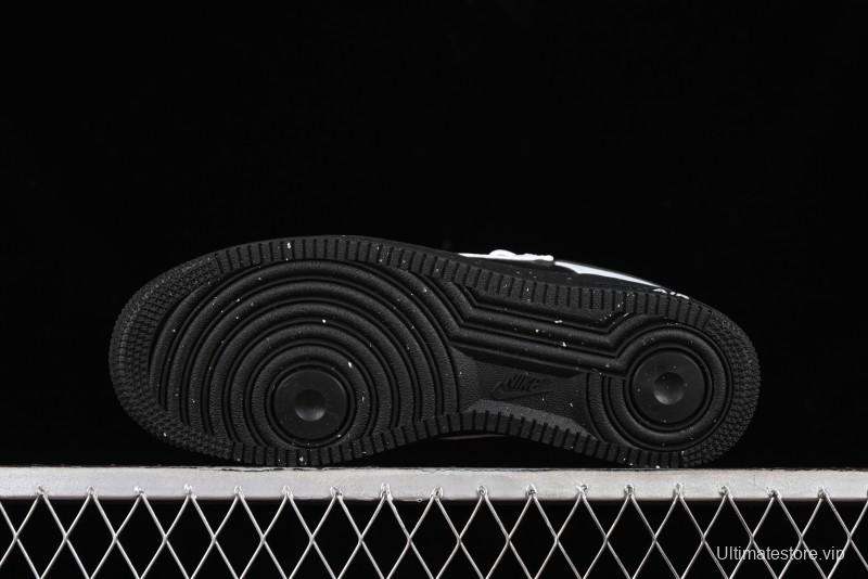Nike Air Force 1 '07 Low Casual Sneakers with Broken Swoosh Design - HF9096-001