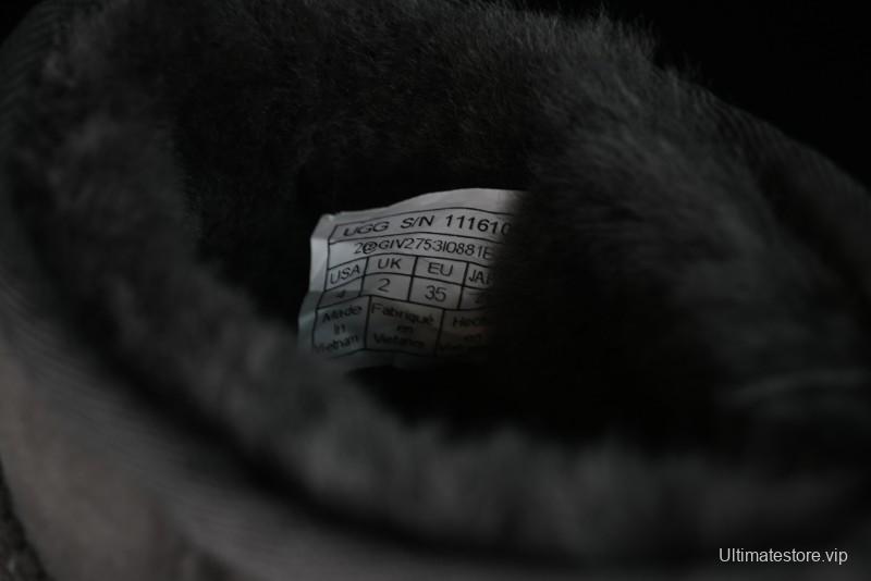 UGG Classic Ultra Mini Short Boots with Genuine Australian Shearling and TREADLITE Outsole - 1116109